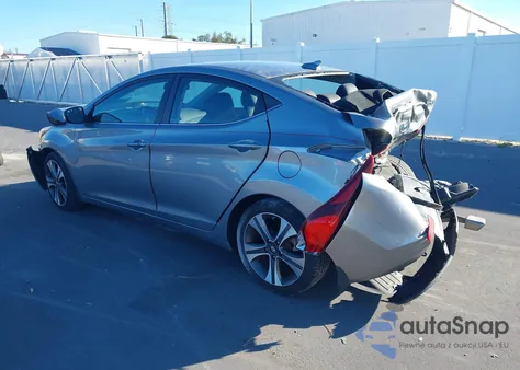 2015 Hyundai Elantra Sport z USA, uszkodzony, nr VIN KMHDH4AH1FU343970